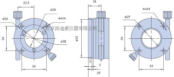 PX120-56精密型手動(dòng)旋轉(zhuǎn)臺(tái) 旋轉(zhuǎn)位移臺(tái) 粗調(diào)360°微調(diào)±3°轉(zhuǎn)盤