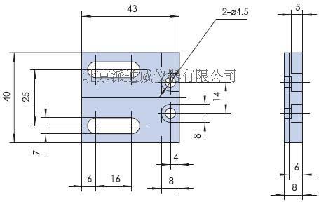 DB05底板 光學(xué)臺移動架 光學(xué)平臺滑動塊 連接板 固定板 固定塊