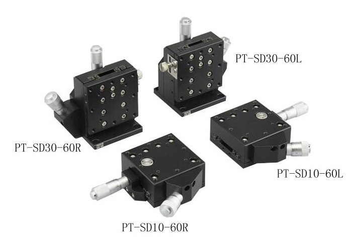 高分辨率單軸位移臺(tái)PT-SD10/30-60L/60R 可粗調(diào)微調(diào)手動(dòng)平移臺(tái)